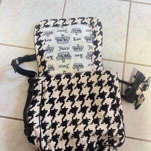 Juicy Couture Houndstooth Crossbody Bag